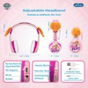 image:imagePaw Patrol Bluetooth Headphones for Kids Wireless Headphones Skye LibertyPaw Patrol Skye