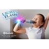 image:imageeKids Disney Frozen 2 Bluetooth Karaoke Microphone with LED Disco Party Lights Portable Speaker Compatible with Siri Google Assistant for Fans of Frozen Toys and Gifts