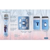 image:imageeKids Disney Frozen 2 Bluetooth Karaoke Microphone with LED Disco Party Lights Portable Speaker Compatible with Siri Google Assistant for Fans of Frozen Toys and Gifts
