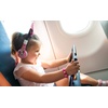 image:imageeKids Minnie Mouse Kids Bluetooth Headphones Wireless with Microphone Includes Aux Cord Volume Reduced Foldable Headphones for School Home or Travel Pink