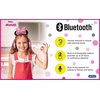 image:imageeKids Minnie Mouse Kids Bluetooth Headphones Wireless with Microphone Includes Aux Cord Volume Reduced Foldable Headphones for School Home or Travel Pink