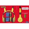 image:imageeKids Pokemon Kids Bluetooth Headphones Wireless Headphones with Microphone Includes Aux Cord Volume Reduced Kids Foldable Headphones for School Home or TravelYellow