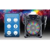 image:imageiHome Karaoke Machine with Bluetooth Speaker and Wired Microphone Designed for Kids and Adults Includes USB Recording Feature and Party Lights