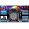 image:imageiHome Karaoke Machine with Bluetooth Speaker and Wired Microphone Designed for Kids and Adults Includes USB Recording Feature and Party Lights
