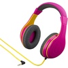 image:imageeKids Kids Headphones Stereo Sound 35mm Jack Cord Wired Headphones for Kids TangleFree Volume Control Childrens Earphones Over Ear for Travel PinkPink
