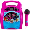image:imageeKids Trolls Karaoke Machine Bluetooth MP3 Karaoke Player Portable with Light Show Store Hours of Music with Built in Memory Sing Along Using The Real Working Microphone USB Port