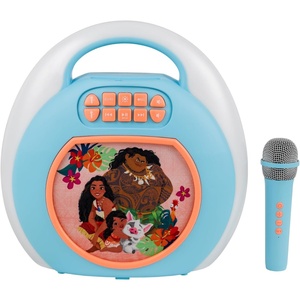 image:imageDisney Princess Bluetooth Karaoke Machine for Kids with Wireless MicrophoneMoana