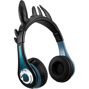 image:imageHow to Train Your Dragon Bluetooth Headphones with Microphone Toothless Wireless Headphones Include Aux Cord Earphones for School Home or Travel