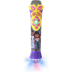 image:imageeKids Disney Encanto Karaoke Microphone with Bluetooth Speaker Wireless Microphone Connects to Disney Songs Via EZ Link Feature for Fans of Encanto Toys for Girls