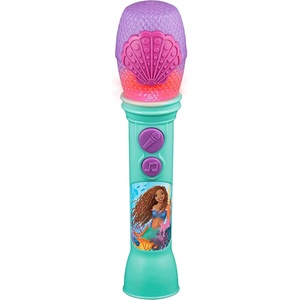 image:imageeKids Disney The Little Mermaid Toy Microphone for Kids with Builtin Music and Flashing Lights Designed for Fans of Disney Toys for Girls