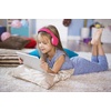 image:imageeKids Kids Headphones Stereo Sound 35mm Jack Cord Wired Headphones for Kids TangleFree Volume Control Childrens Earphones Over Ear for Travel WhitePink