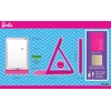image:imageeKids Barbie Travel Mirror with Light and Adjustable Stand Shatterproof Makeup Mirror with Rechargeable Battery Designed for Fans of Barbie Accessories and Gifts