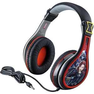 image:imageBatman Kids Headphones Stereo Sound 35mm Jack Wired Headphones for Kids TangleFree Volume Control Childrens Headphones Over Ear for School Home Travel