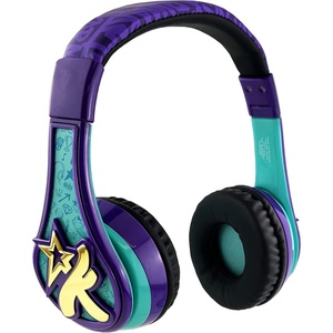 image:imageeKids Karmas World Bluetooth Headphones Wireless Headphones with Microphone Includes Aux Cord Kids Earphones for School Home or Travel