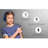 image:imageeKids Wireless Bluetooth Kids Headphones with Microphone Portable Volume Reduced to Protect Hearing Rechargeable Battery Adjustable Kids Headband for School Home or Travel Blue