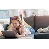 image:imageBarbie Kids Adjustable Headband Over Ear Headphones  TangleFree Volume Control 35mm Jack for School Home TravelPink