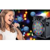 image:imageiHome Karaoke Machine Wireless Bluetooth Speaker System and Microphone with LED Disco Party Lights Echo Control USB Compatible with Samsung Apple Tablets MP3