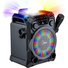 image:imageiHome Karaoke Machine Wireless Bluetooth Speaker System and Microphone with LED Disco Party Lights Echo Control USB Compatible with Samsung Apple Tablets MP3