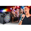 image:imageiHome Karaoke Machine Wireless Bluetooth Speaker System and Microphone with LED Disco Party Lights Echo Control USB Compatible with Samsung Apple Tablets MP3