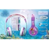 image:imageeKids The Little Mermaid Bluetooth Headphones for Kids With Microphone Aux Cord Volume Reduced Foldable for School Home or Travel  Purple B52