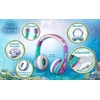 image:imageeKids The Little Mermaid Bluetooth Headphones for Kids With Microphone Aux Cord Volume Reduced Foldable for School Home or Travel  Purple B52
